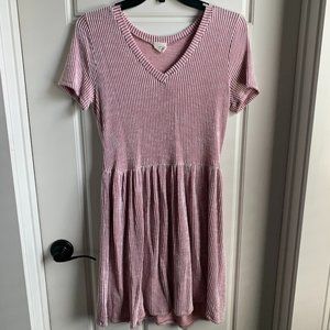 Stripped Swim Cover Up